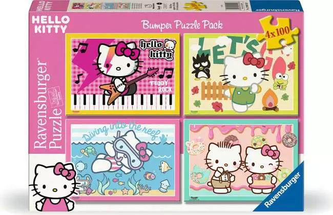 Ravensburger Hello Kitty - Bumper Pack (4 x 100pcs)
