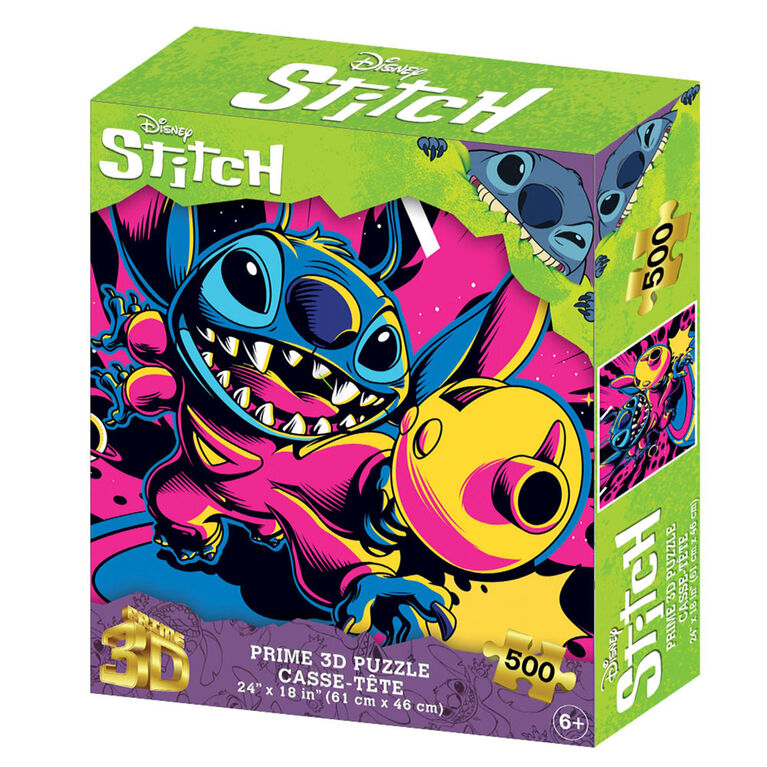 Disney Stitch Blaster (3D Puzzle) (500pcs)
