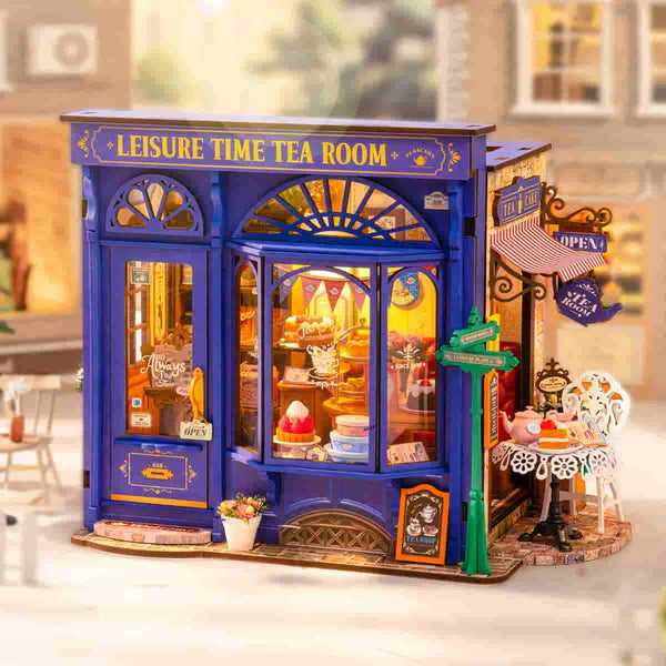 Maison Miniature DIY - Salon de Thé (Bois)