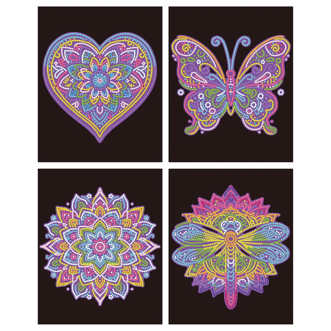 Dotzies Flock - Mandalas néon 