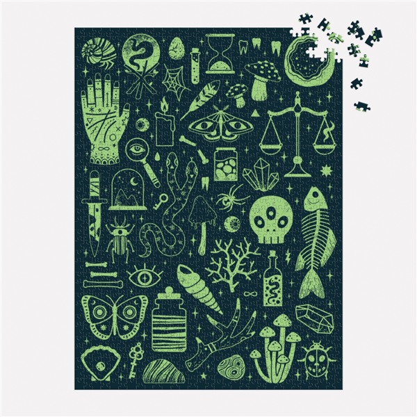 Occulte et curieux - Glow dans l'obscurité (1000pcs)