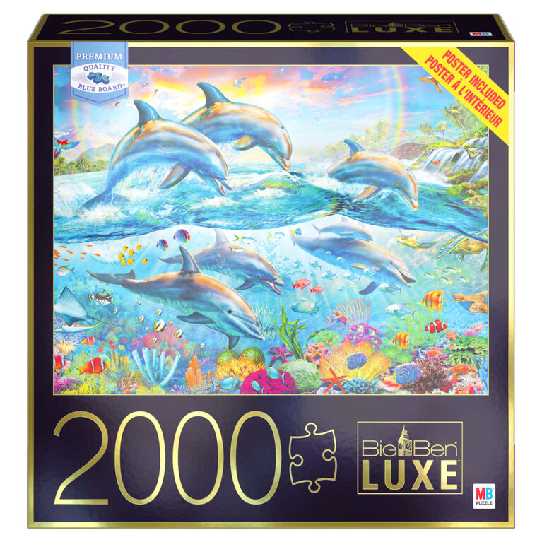 PFG Big Ben - Tropical Seaworld, Adrian Chesterman (2000pcs) (Usage/Used - PUZZLES FOR GOOD)