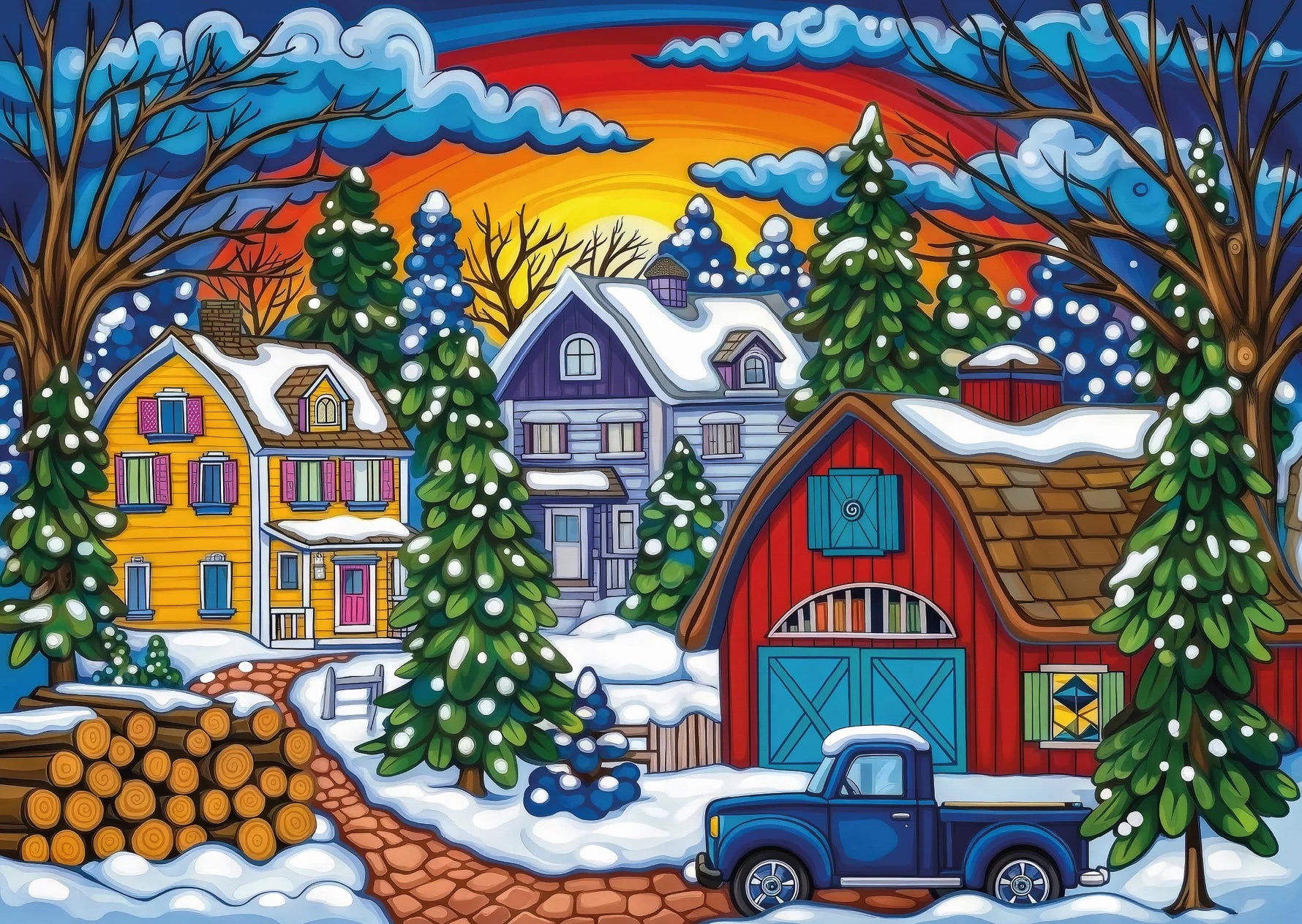 Frosted Farm Memories - Collection NovIA (1000pcs)