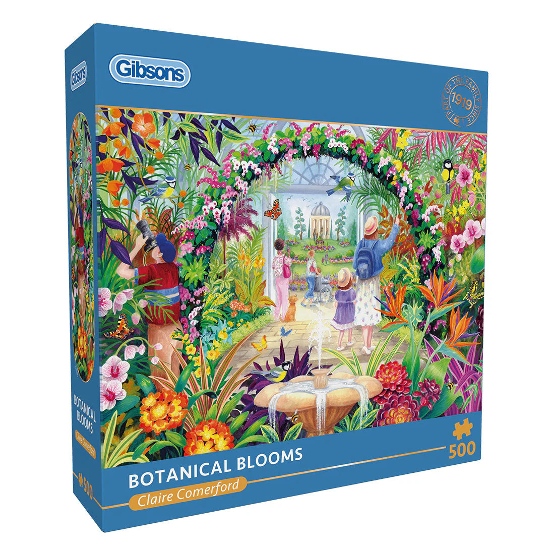Fleurs botaniques, Claire Comerford (500 pièces) 