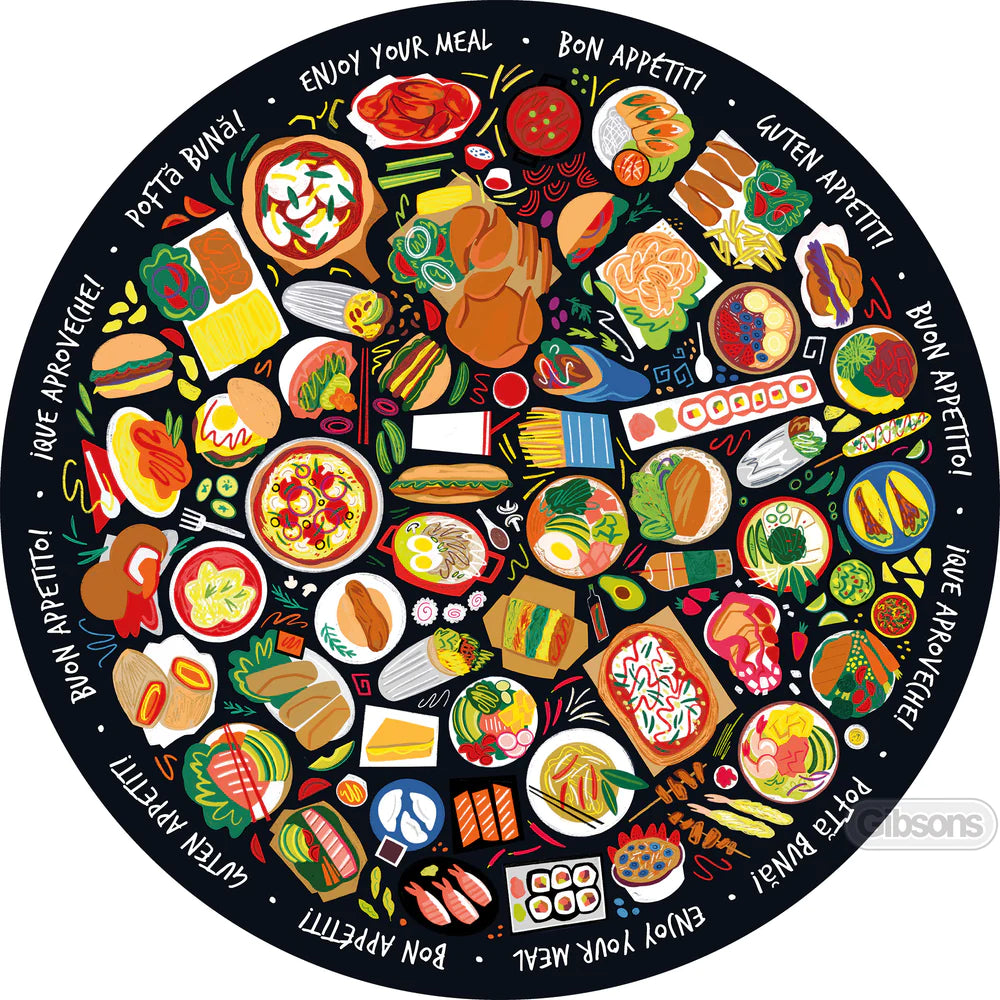 Food World - Fonds (ronde) (500pcs)
