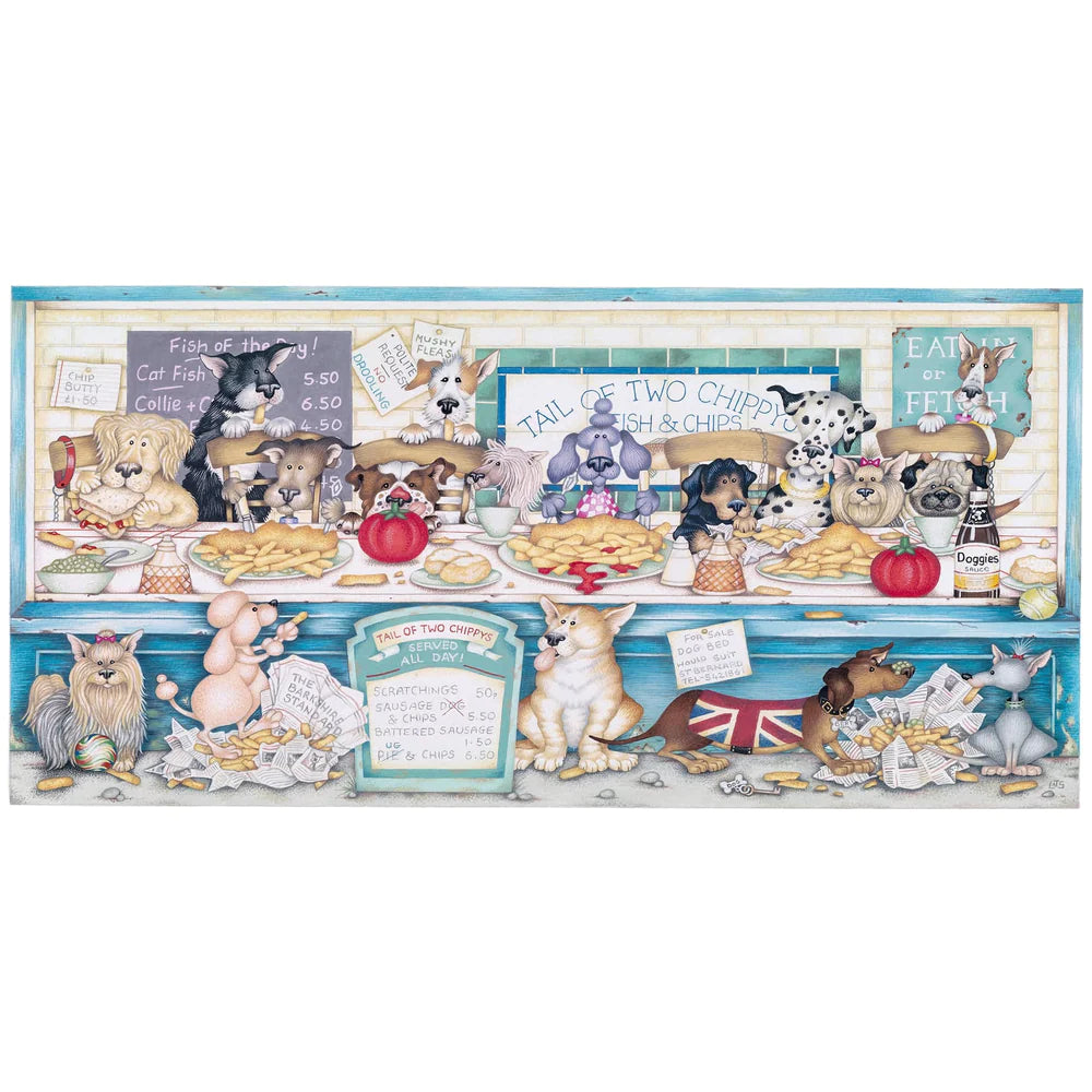 Queue de deux chippys, Linda Jane Smith (636pcs) (panoramique)