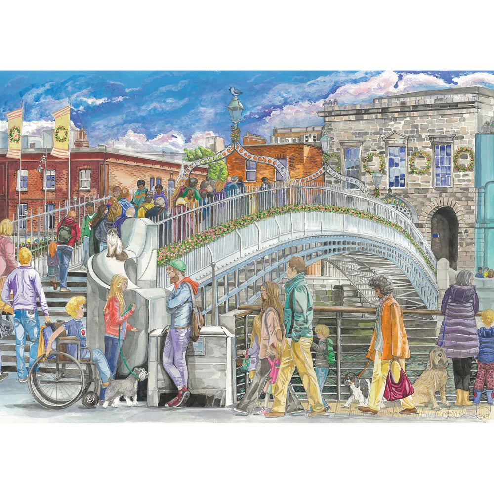 Ha'penny Bridge, Elizabeth Blustin (1000pcs)
