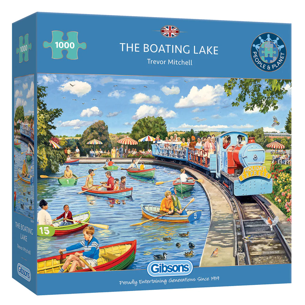 Le lac de navigation, Trevor Mitchell (1000pcs)