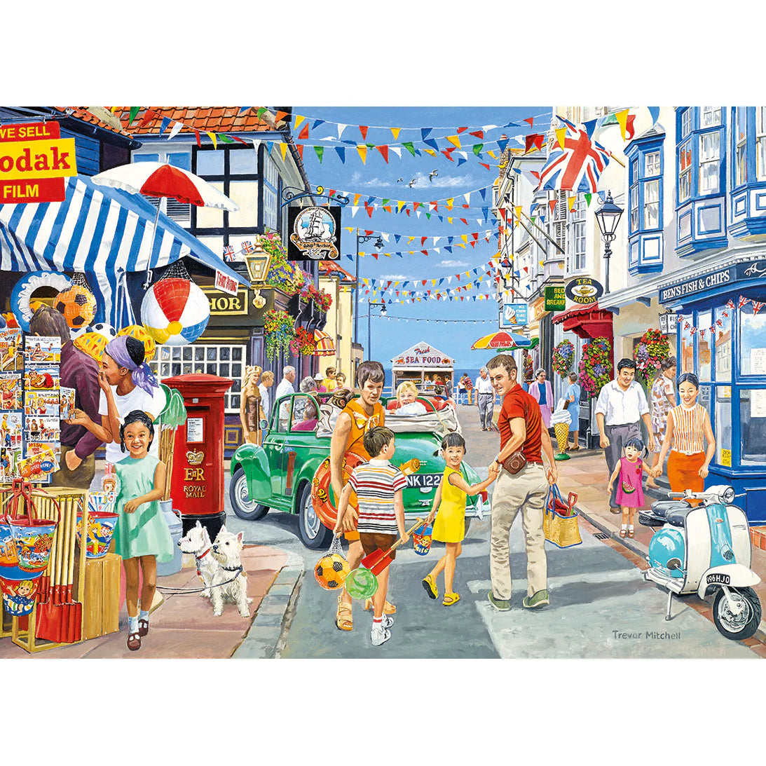 PFG Heading for the Beach, Trevor Mitchell (1000pcs) (UsageUsed – PUZZLES FOR GOOD)