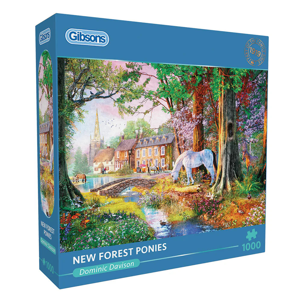New Forest Ponies, Dominic Davison (1000pcs)