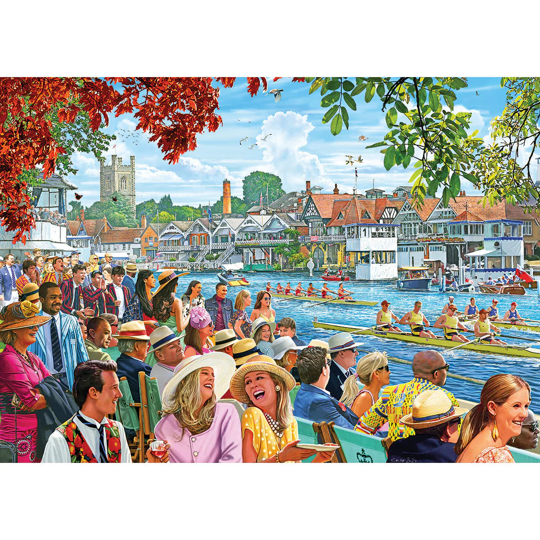 Rowing at the Regatta, Steve Crisp (1000pcs)