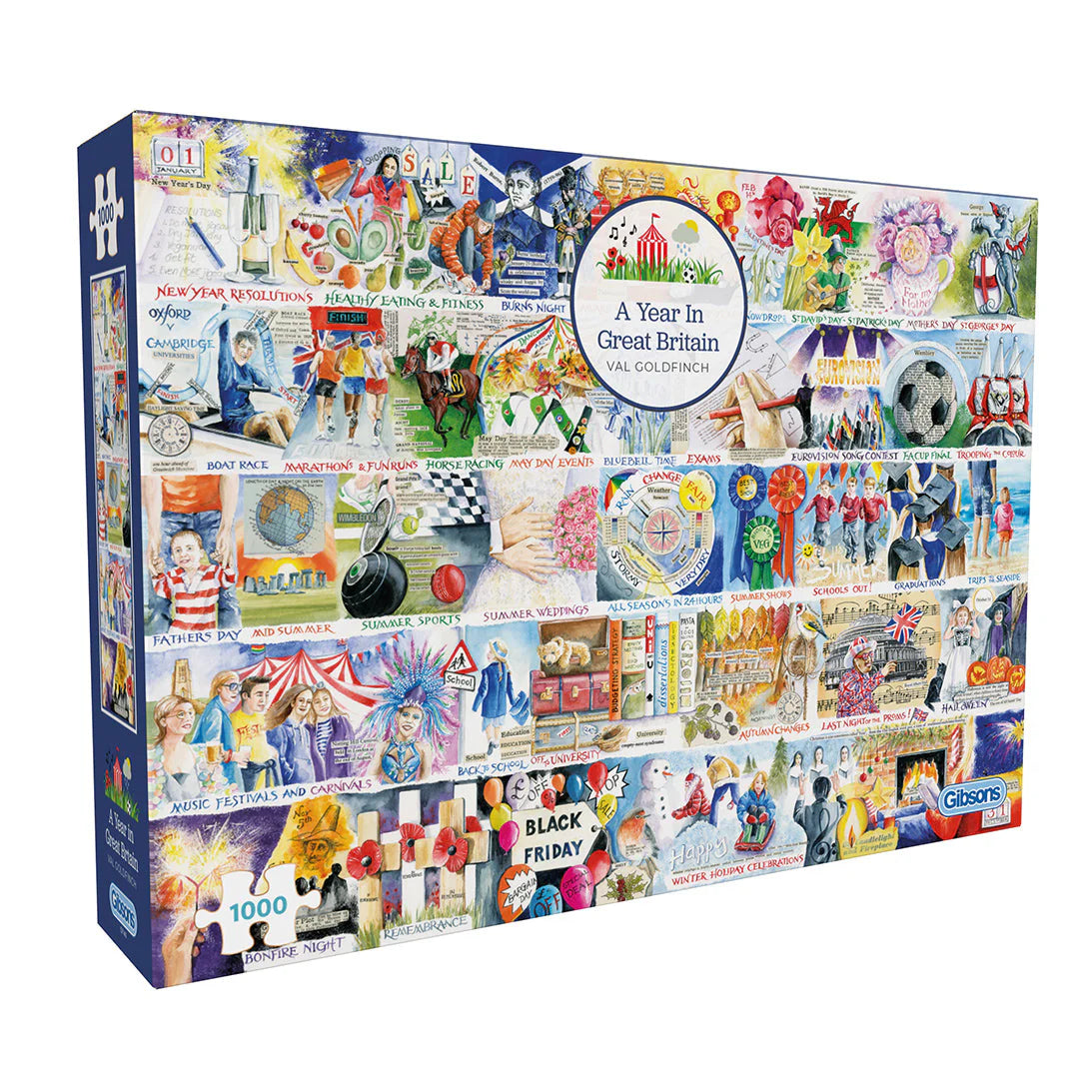 A Year in Great Britain, Val Goldfinch (1000pcs)