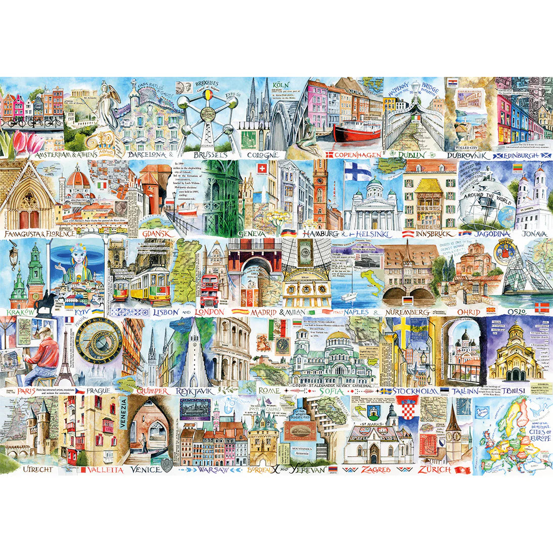 Sights & Sounds of Europe, Val Goldfinch (1000pcs)