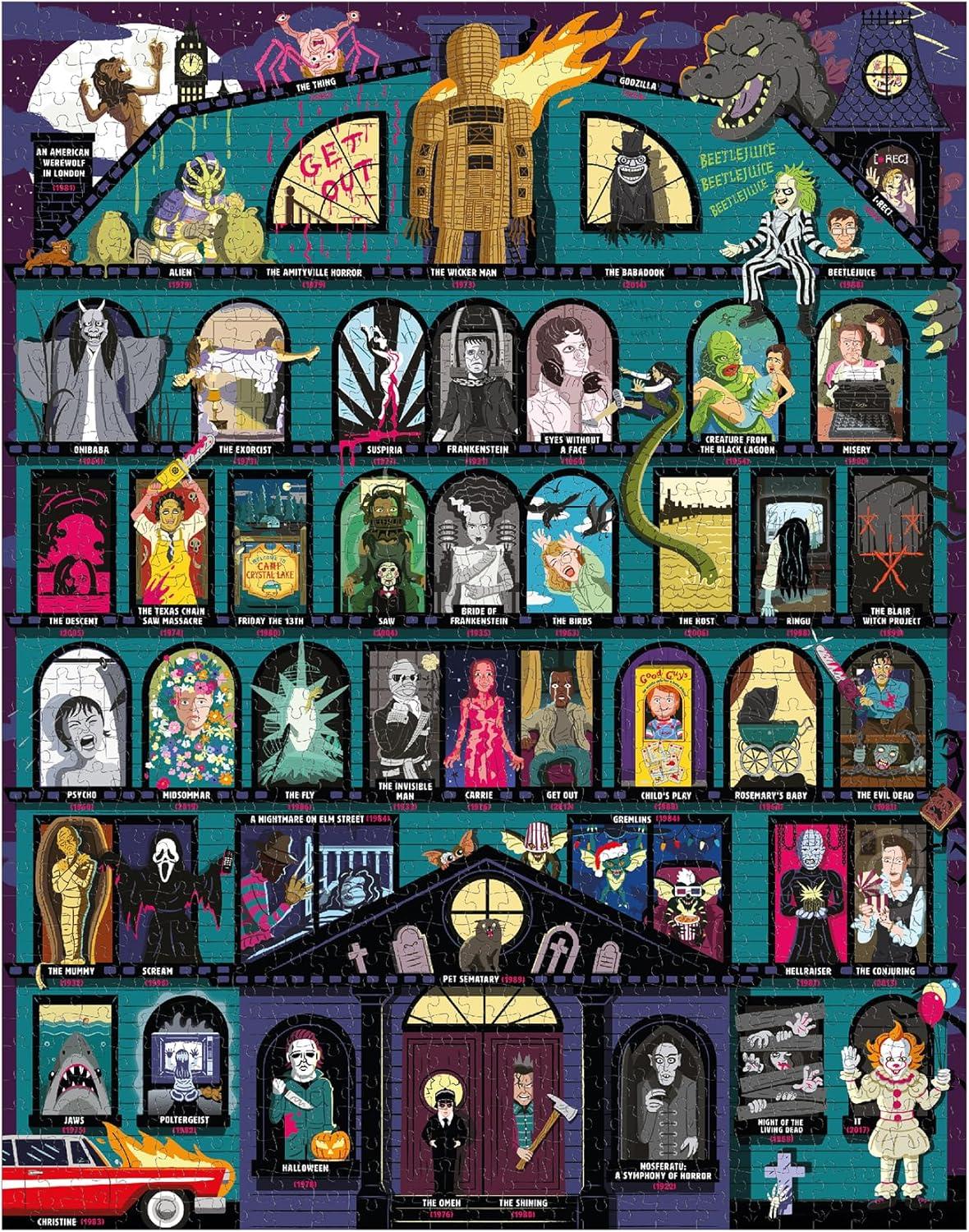 Liste de 50 films d'horreur à voir absolument (1000 exemplaires)