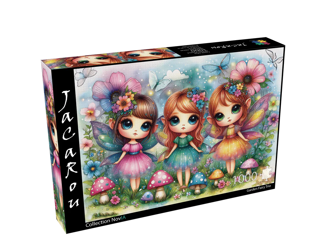 Trio de fées du jardin - Collection NovIA (1000 pièces)
