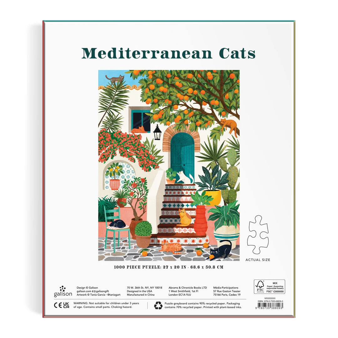 Chats méditerranéens (1000 pièces)