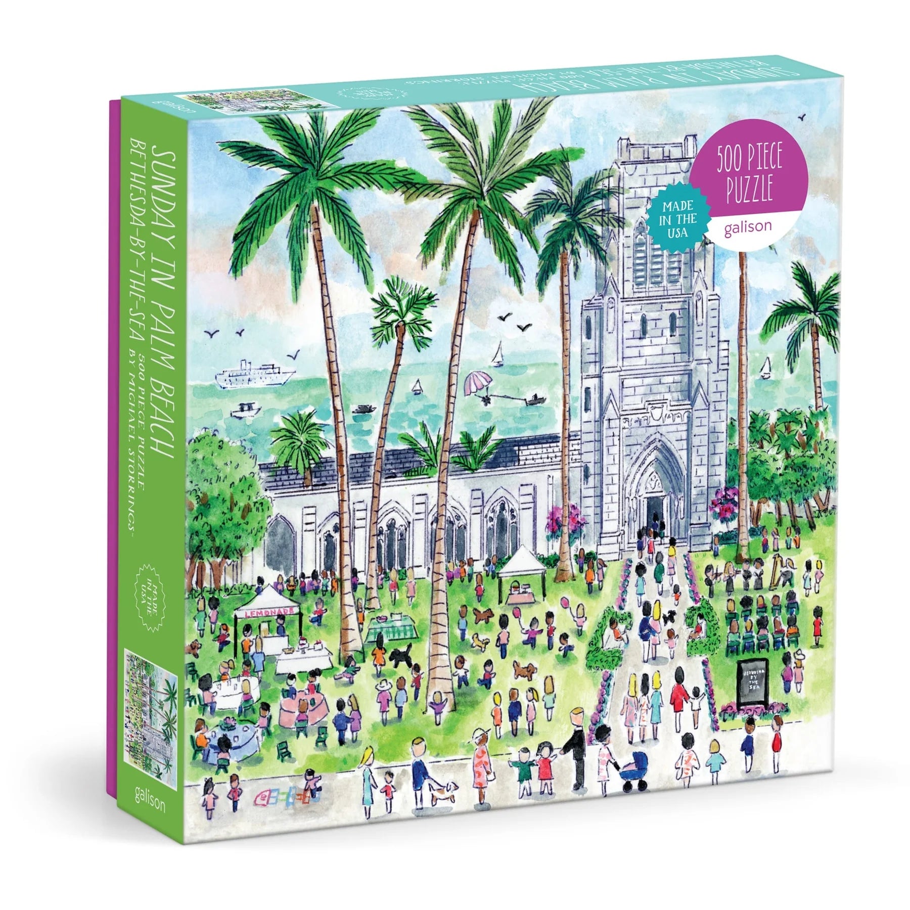 Sunday in Palm Beach - Bethesda-by-the-Sea, Michael Storrings (500pcs)