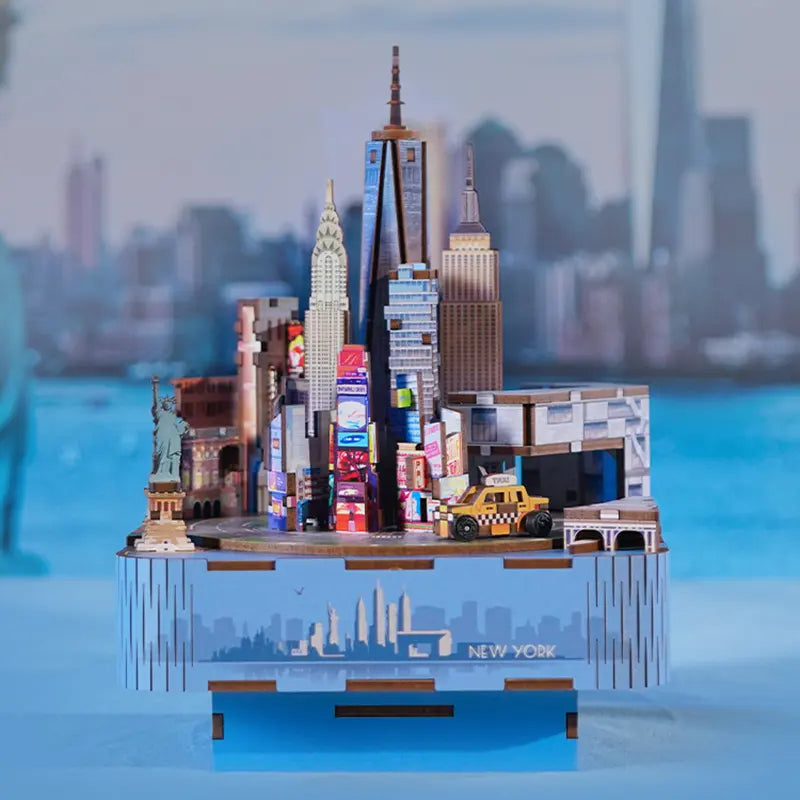 New York Music Box (Wood)