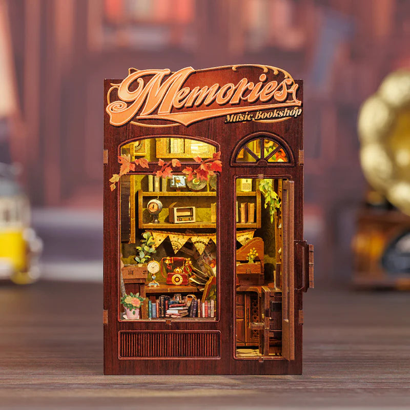 Book Nook - Memories Music Bookshop (Wood)