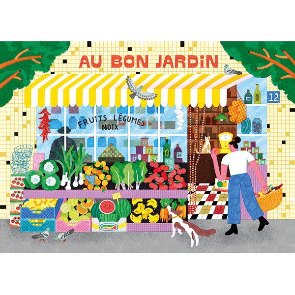 Sur le marché / mar marches, Carole Barraud (1000pcs)