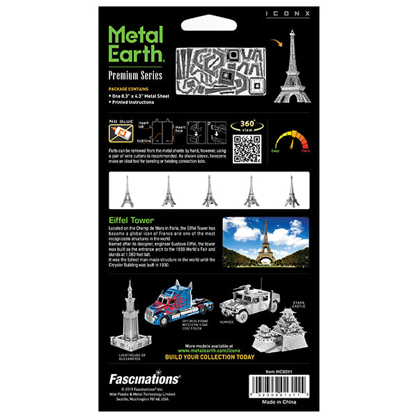 Metal Earth® - Iconx - Eiffel Tower
