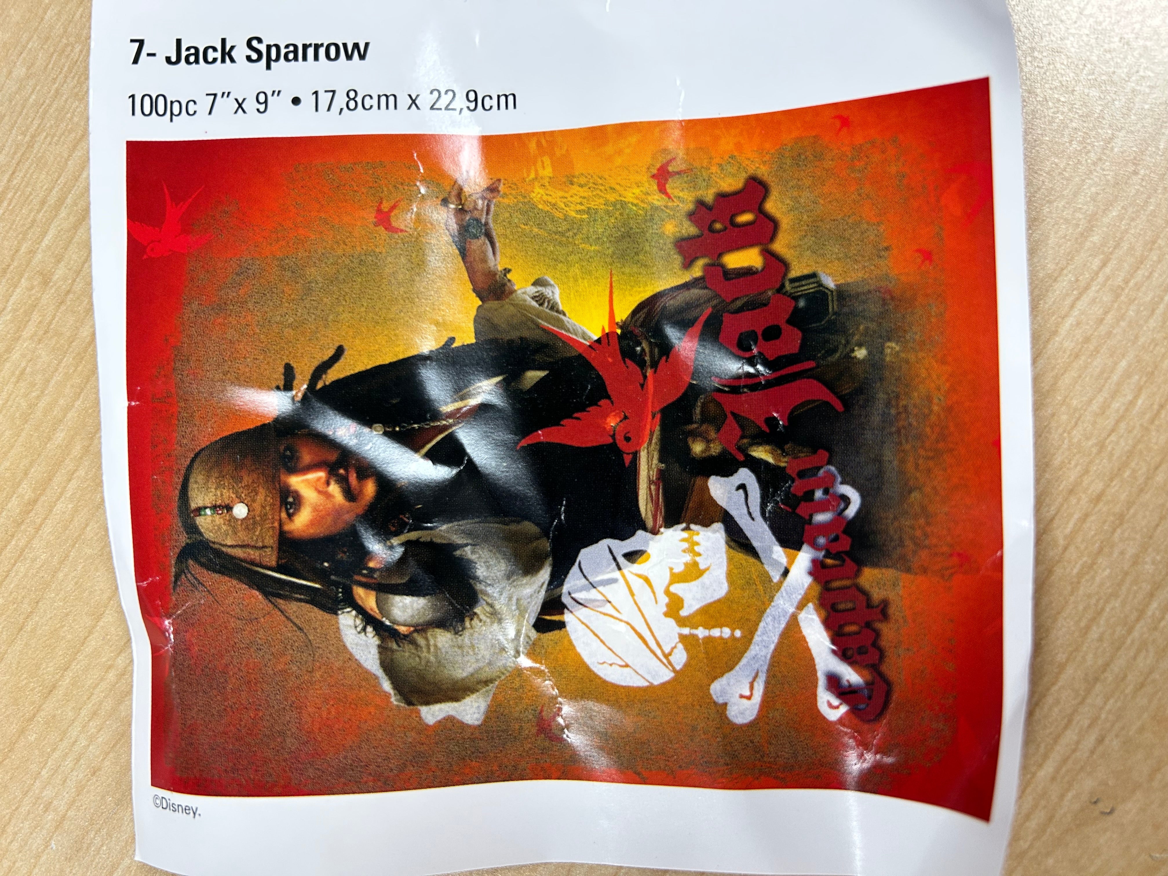 PFG BAG #4 Puzzle - Jack Sparrow (Usage/Used - PUZZLES FOR GOOD)