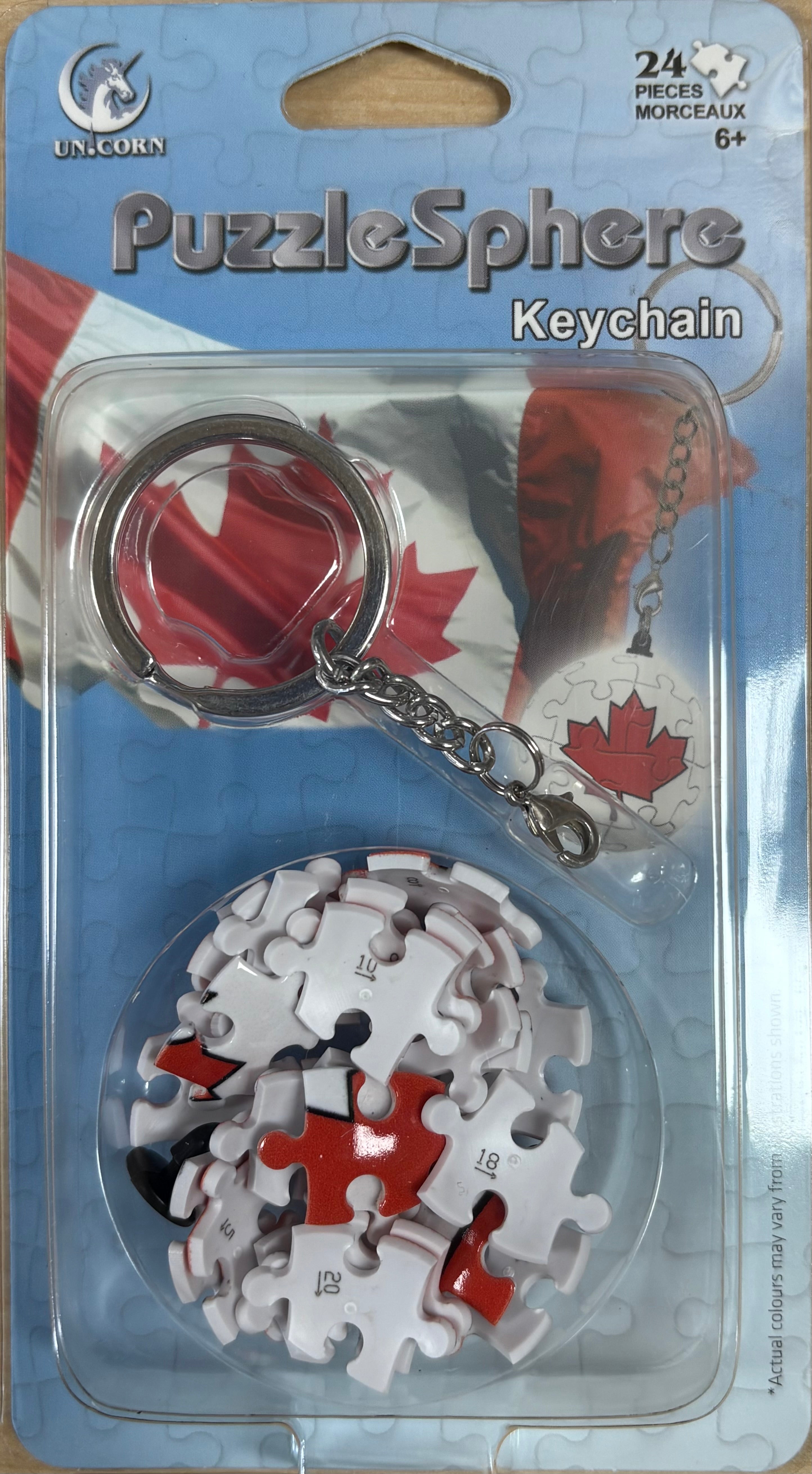 Keychain 3D Puzzlesphere - Canada