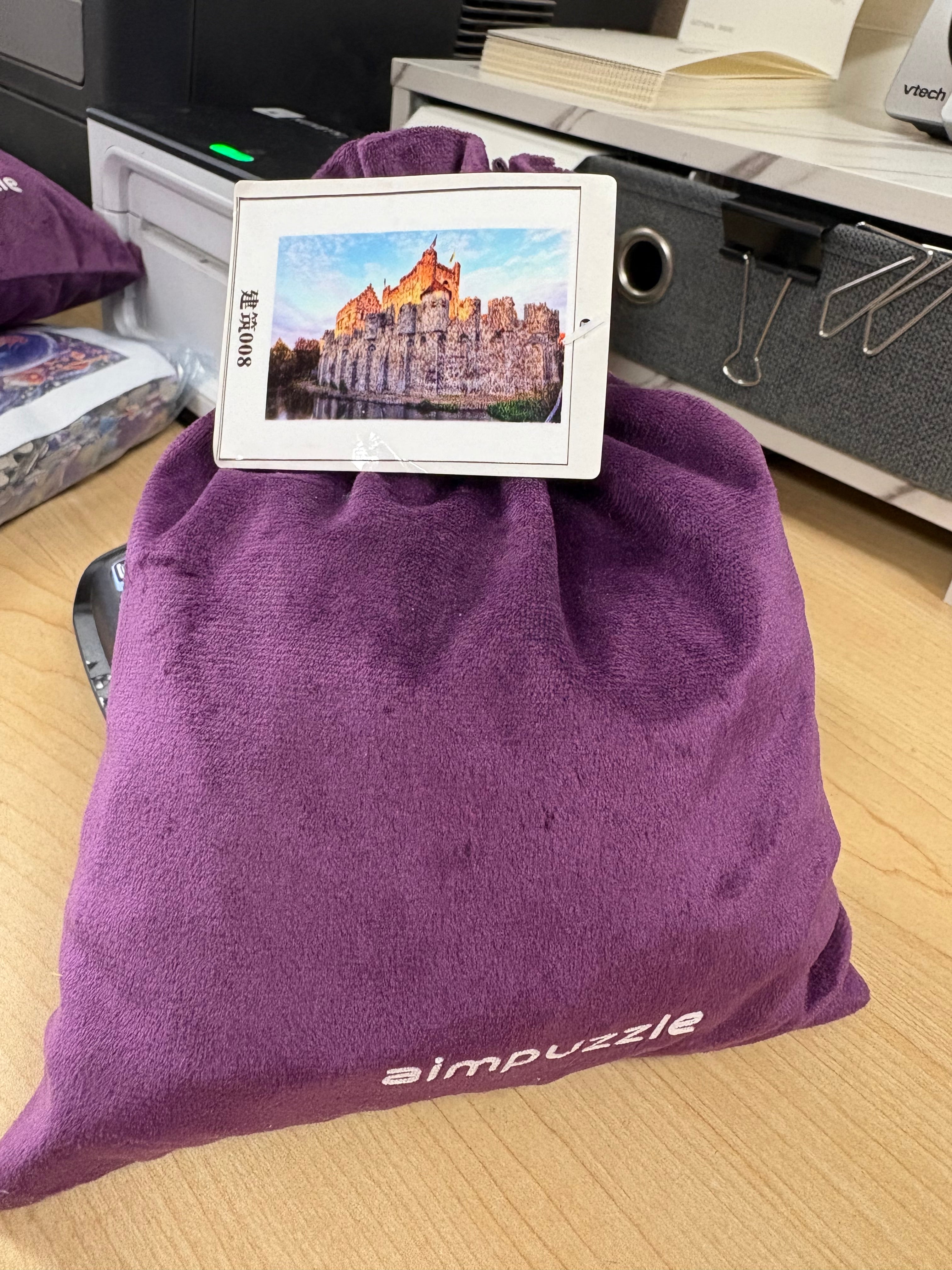PFG Purple Bag -  Architecture Wooden (Usage/Used - PUZZLES FOR GOOD)