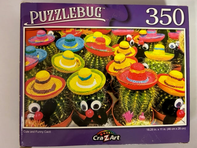 PFG Cute and Funny Cacti (Usagé/Used - PUZZLES FOR GOOD)