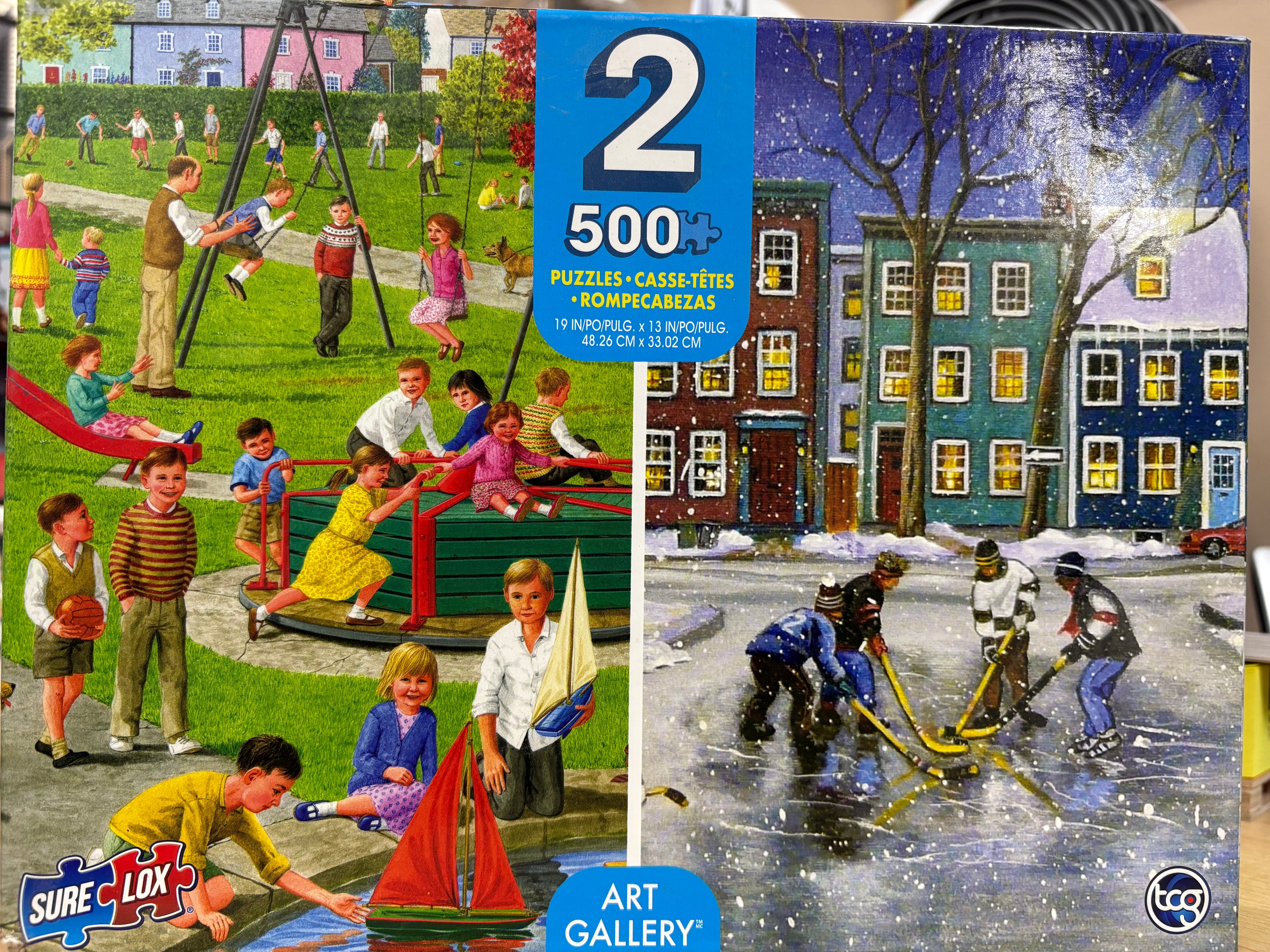 Ensemble PFG 2 en 1 - Aire de jeux et divertissement après l'école (Utilisé - PUZZLES FOR GOOD)