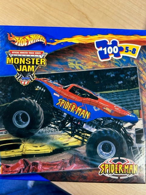 PFG Monster Jam Spider-Man (100pcs) (Usage/Used - PUZZLES FOR GOOD)