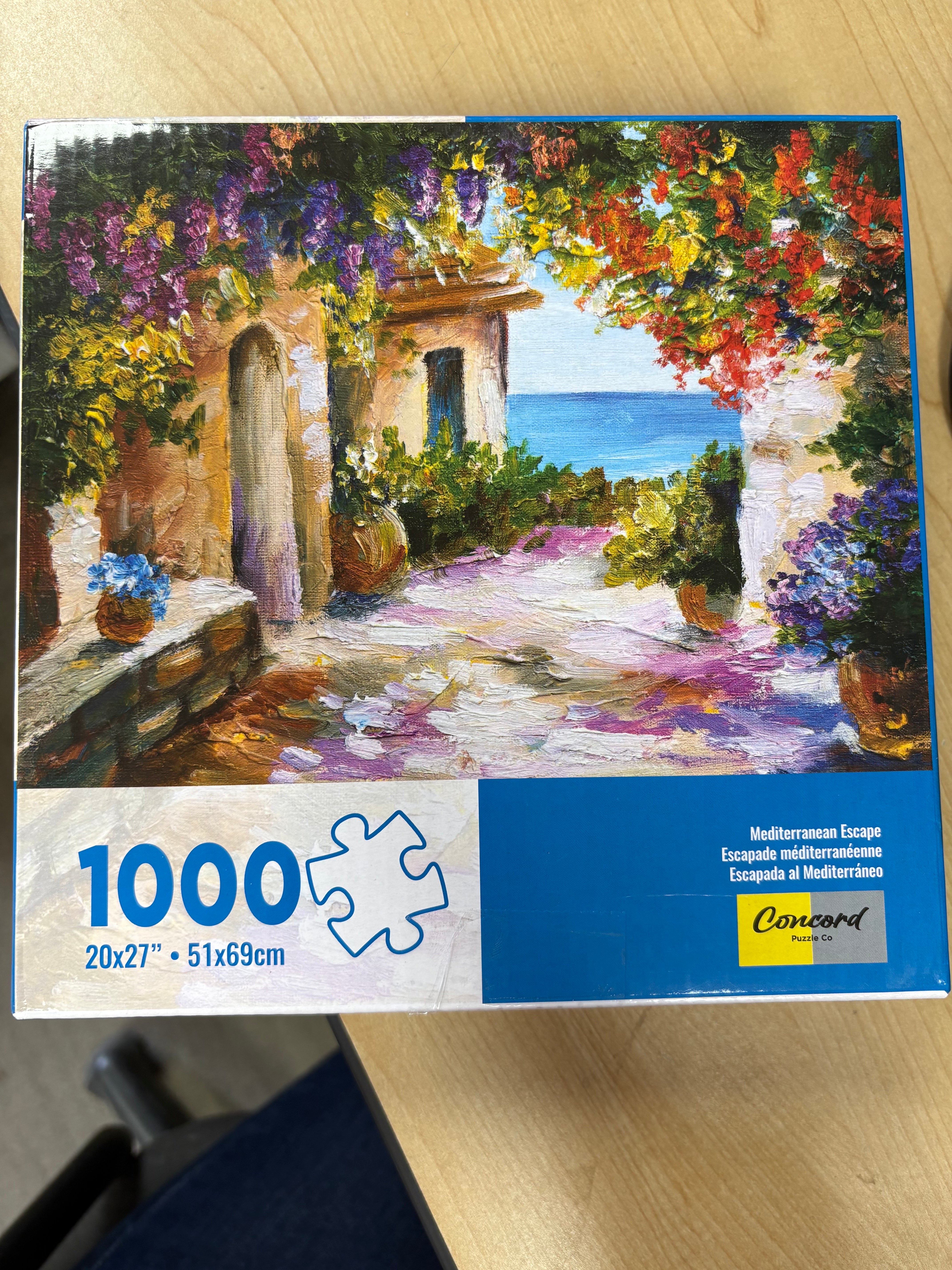 PFG Évasion méditerranéenne (1000 pcs) (Utilisé - PUZZLES FOR GOOD)