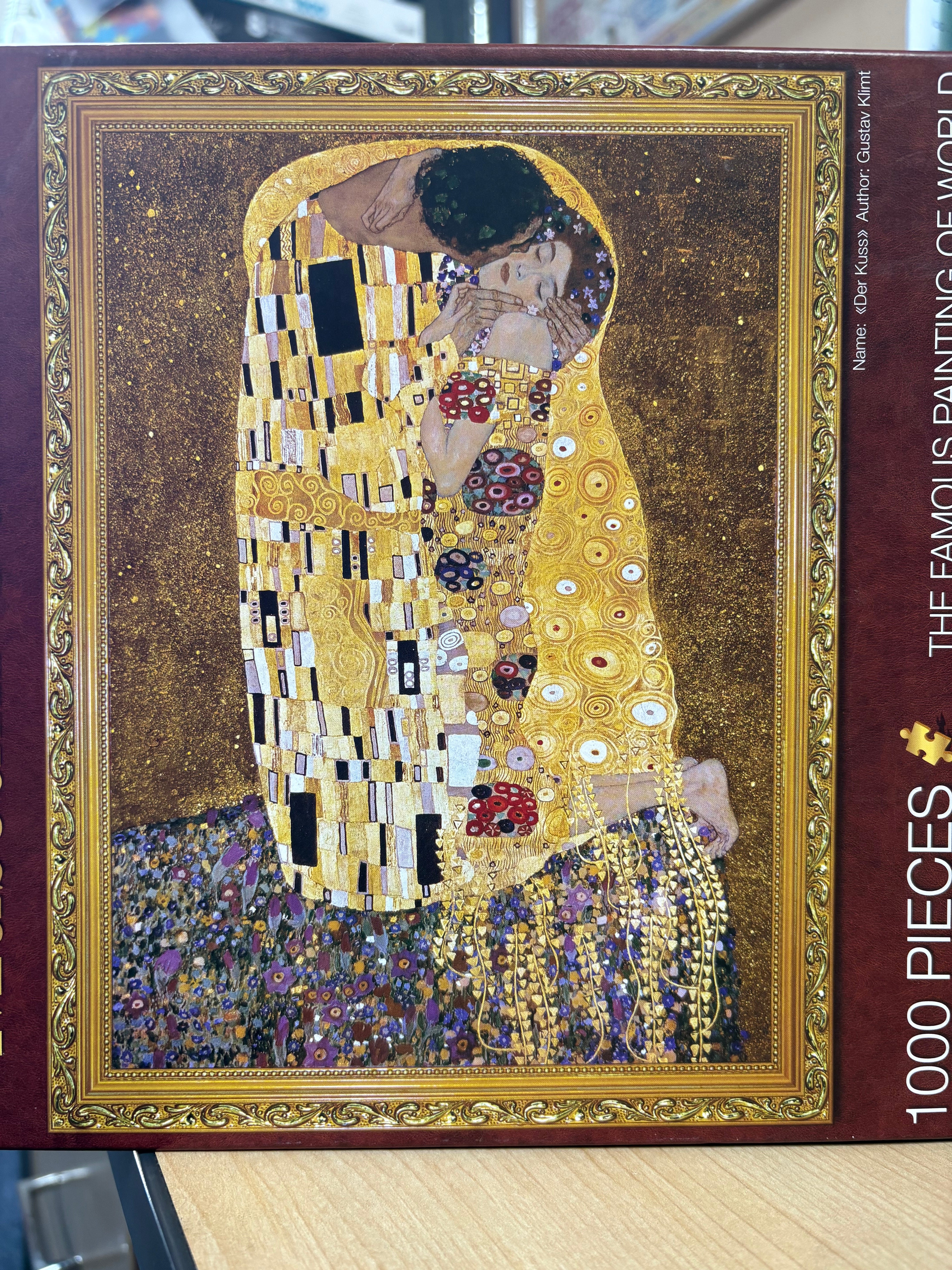 Collection du musée PFG - Le Baiser, Klimt (1000 pièces) (État : occasion - PUZZLES FOR GOOD)