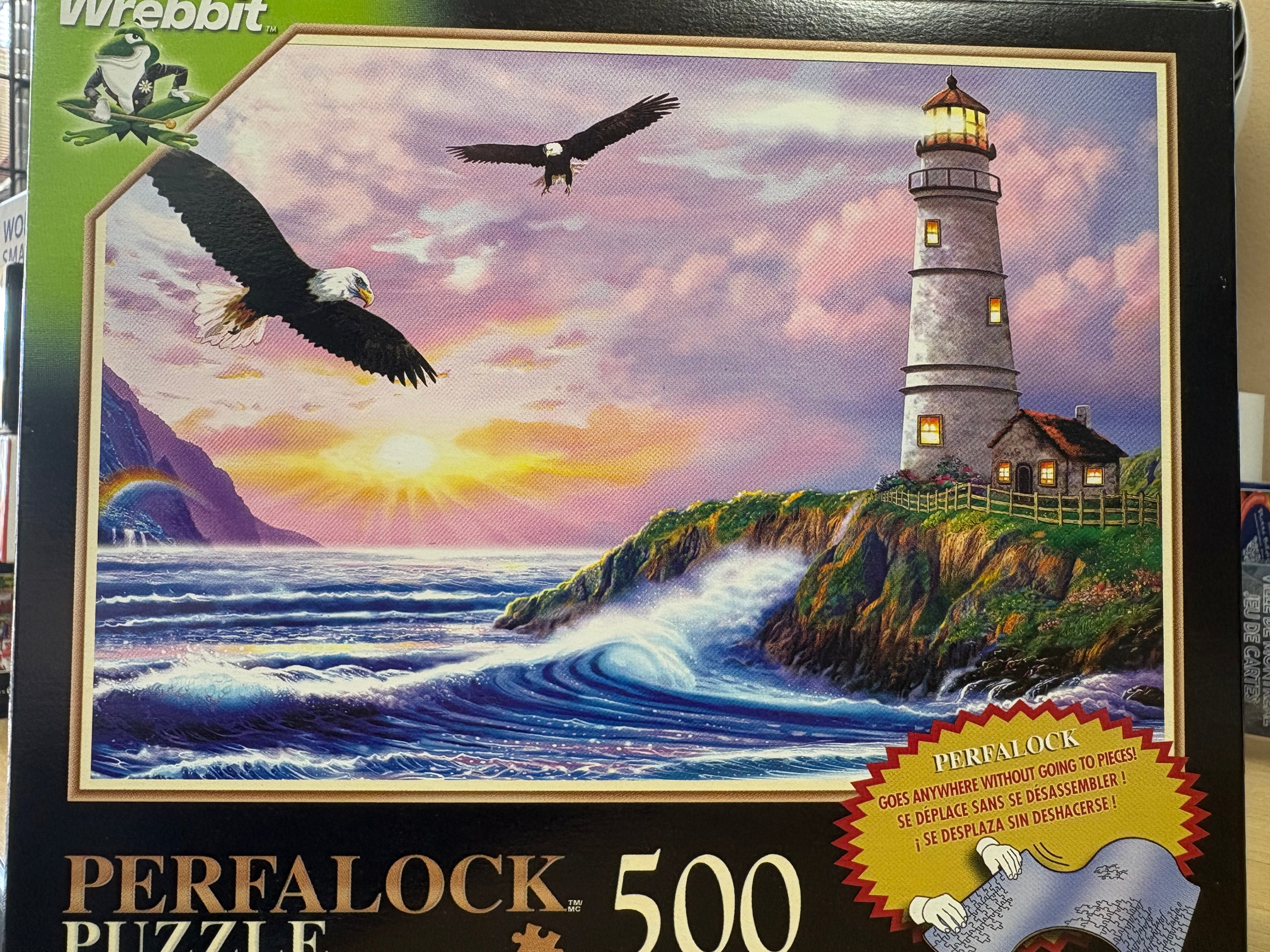 PFG Eagle Sunrise Lighthouse 2 (Usage/Used - PUZZLES FOR GOOD)