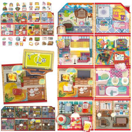 Montessori ma petite maison (puzzle éducatif)