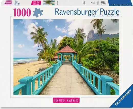Ravensburger Beaux sentiers - Pont coloré en Malaisie (1000 pièces)