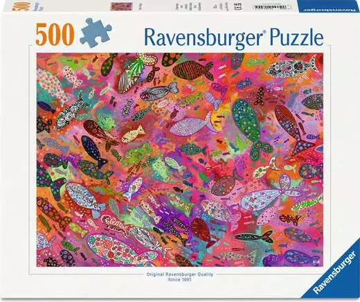 Ravensburger Poisson en fuchsia (500 pièces)