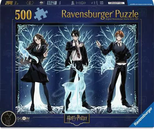 Ravensburger Harry Potter - Patronus lumineux (500 pièces) (Brille dans le noir)