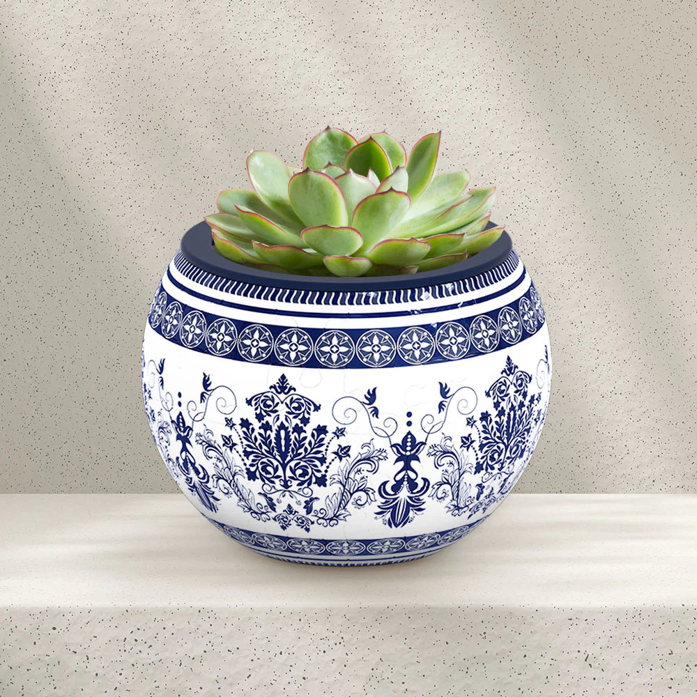 3D Puzzle Planter - Classic Ornamental Style