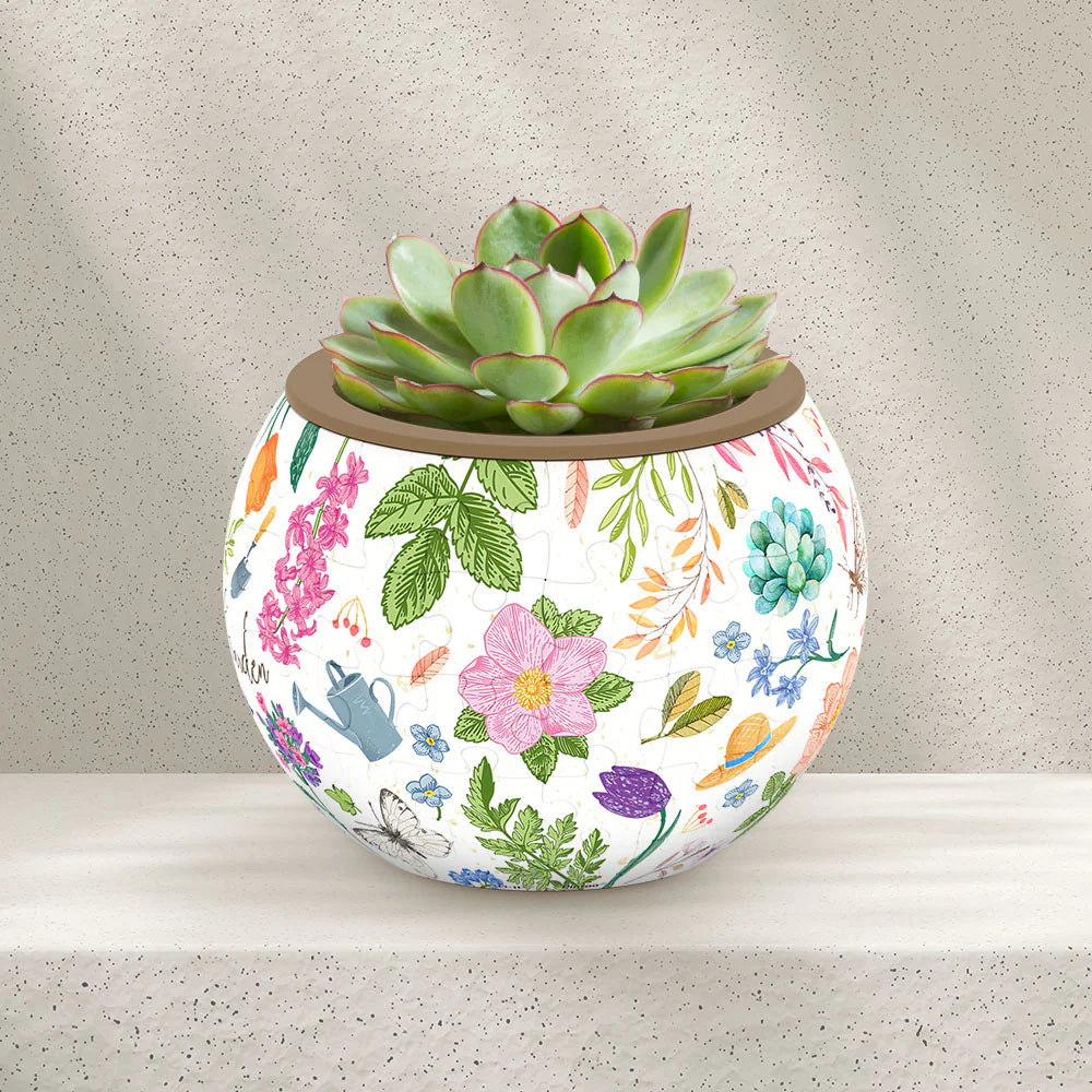 3D Puzzle Planter - Little Garden