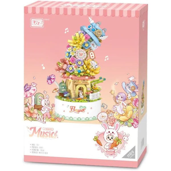 LOZ Flower Music Box (1091pcs) (Light up)