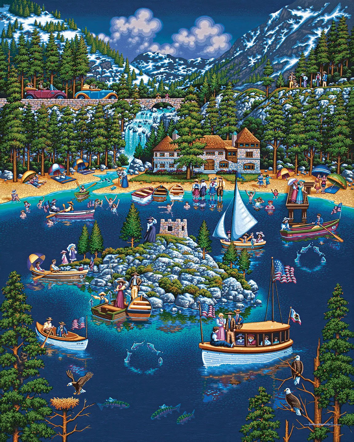 Lac Tahoe (1000pcs)