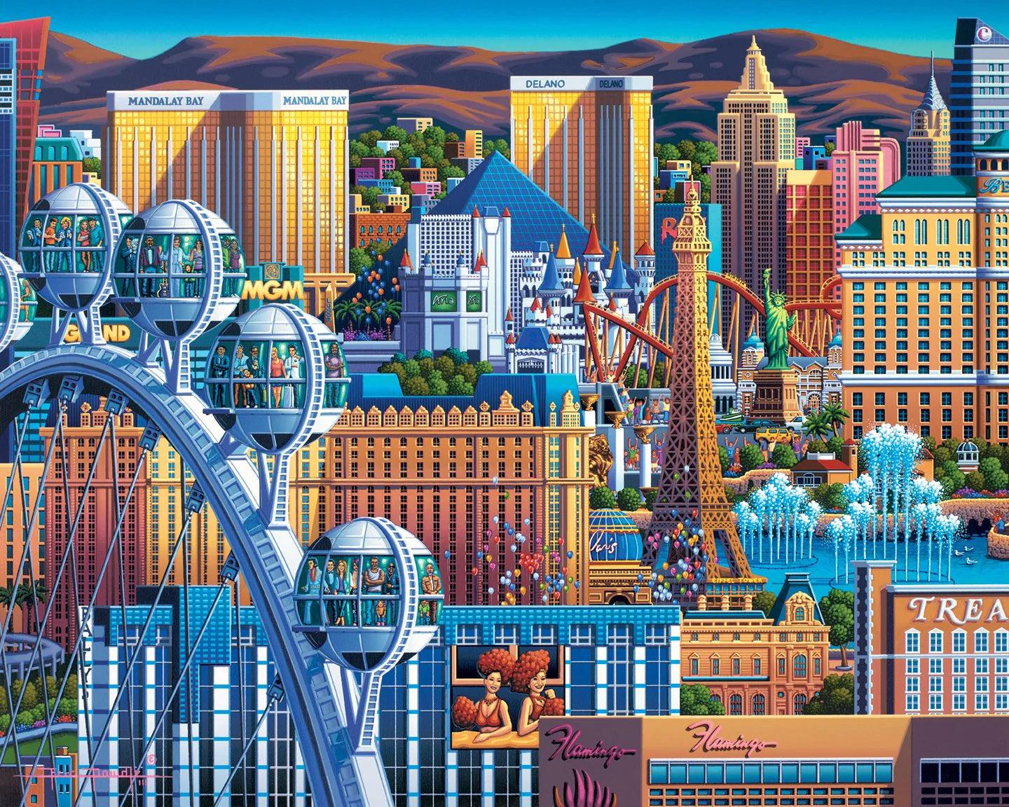 Grande roue de Las Vegas (500pcs)