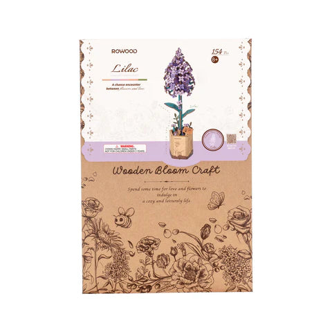 Lilas en bois 3D - Spiritualité et Mystères (154 pièces)