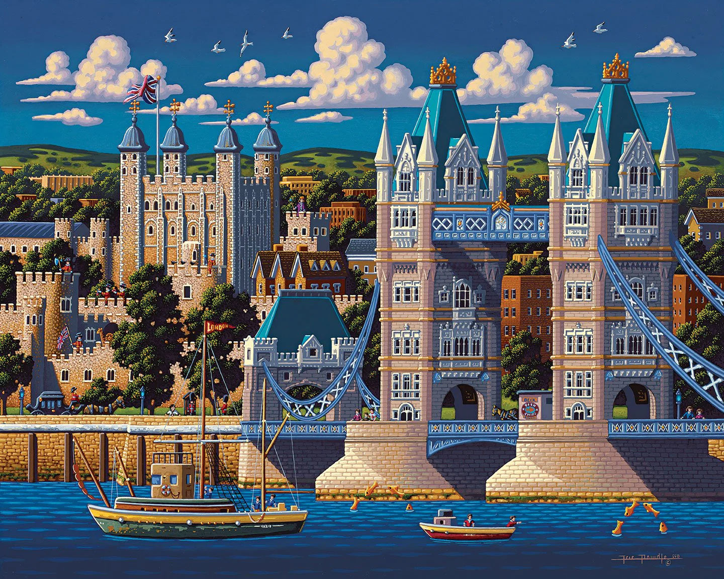 London Tower Bridge (500pcs)