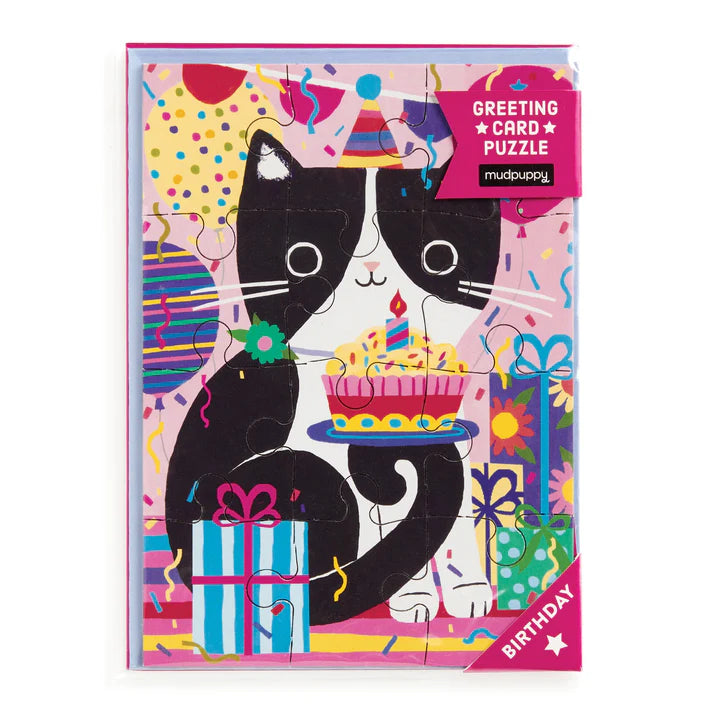 Birthday Card - Purr-Fect Cat (12pcs)