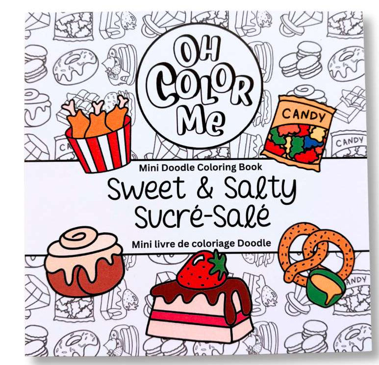 Sweet & Salty - Mini Coloring Book