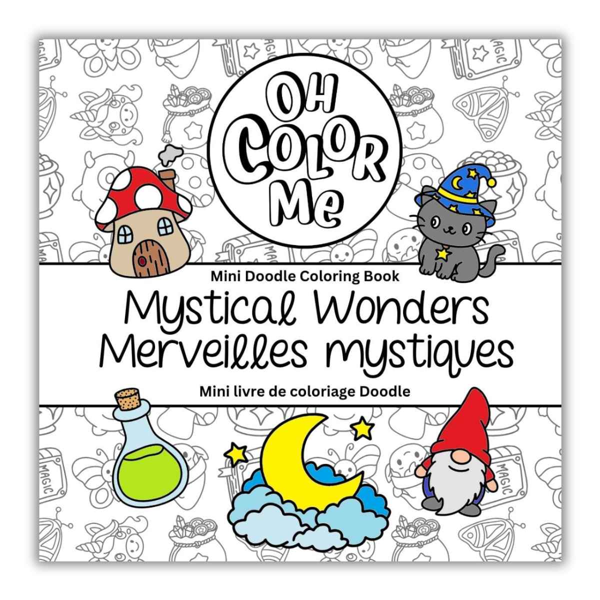 Mystical Wonders - Mini Coloring Book