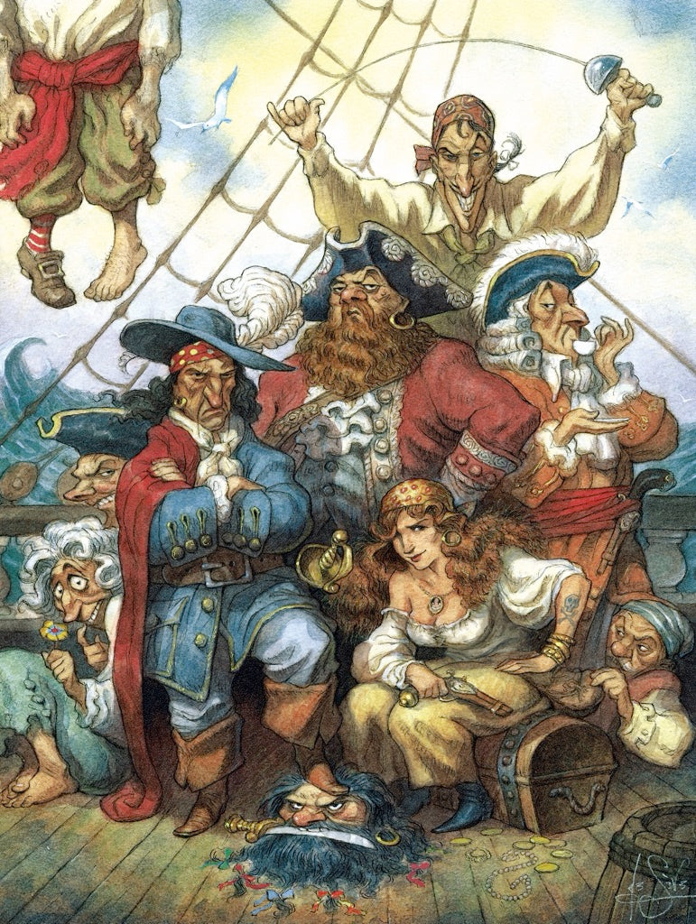 La vie d'un pirate (1000pcs)