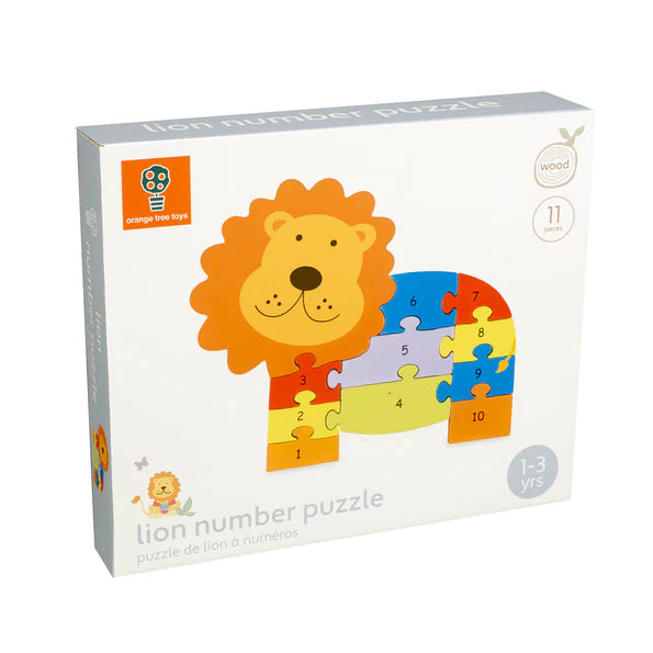 DMG Lion Number Puzzle (DAMAGED BOX)